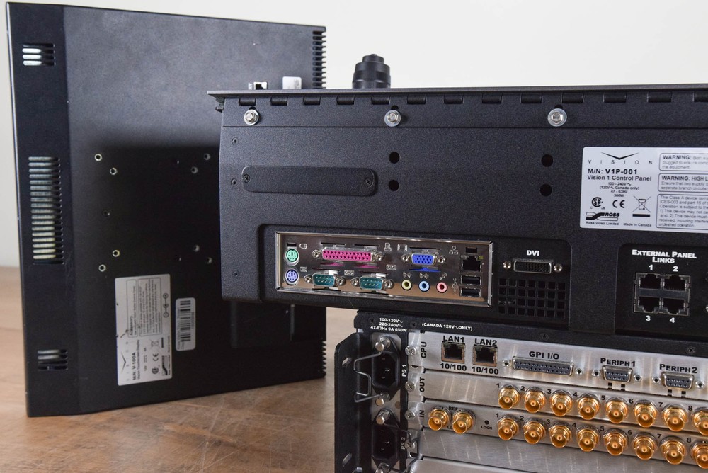 Ross Vision QMD 1 M/E Video Switcher w/ Vision 1 Panel CG00SAA