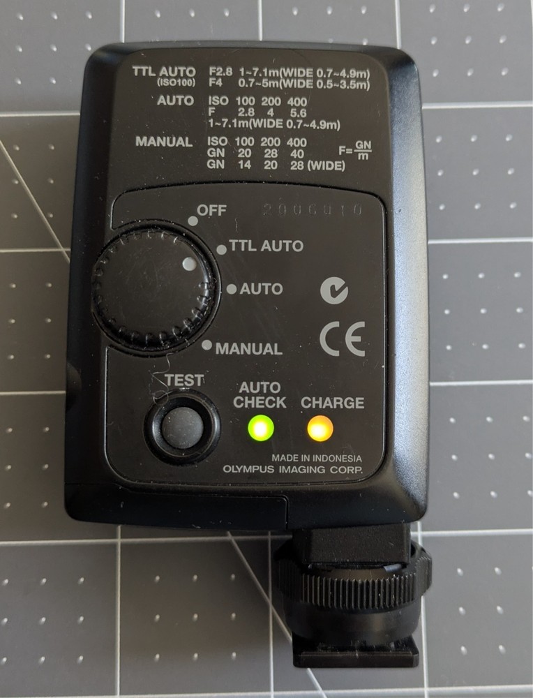 Olympus FL 20 Shoe Mount Flash for Olympus