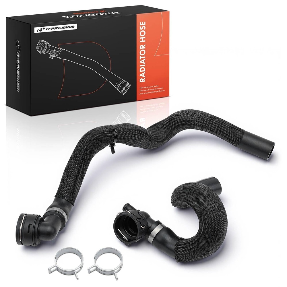 A-Premium 2-Pack Lower & Upper Side Radiator Coolant Hoses Compatible with Fo...