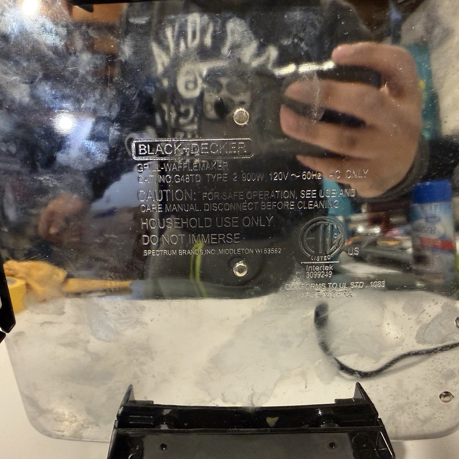 Vintage Black & Decker Grill - Waffle Baker Maker TESTED G48TD