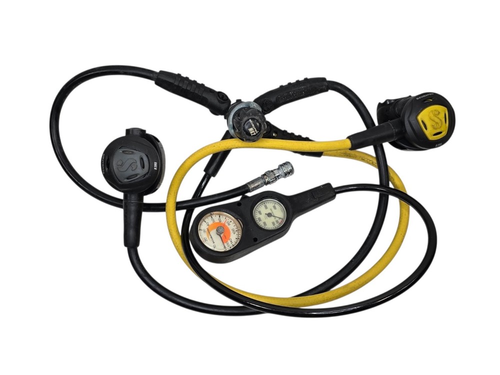 Scubapro MK2 Plus Regulator Set - R295 Octopus - 2-Gauge Console - Untested