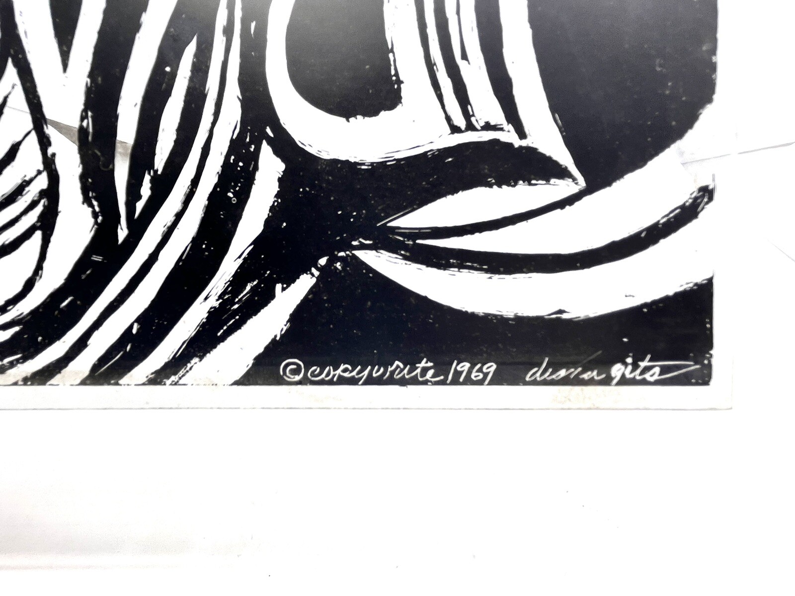 RARE 1969 BLACK POWER-Civil Rights-HISTORICAL -Early BLM-Vtg SIGNED POSTER/Sign