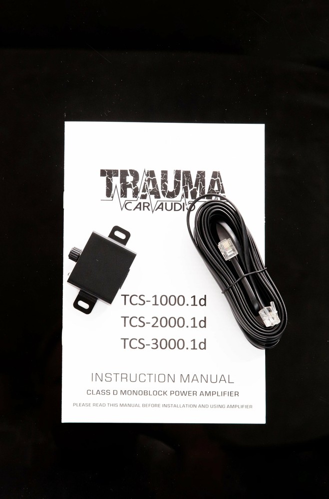 TRAUMA CAR AUDIO TCS-2000.1d BLUETOOTH