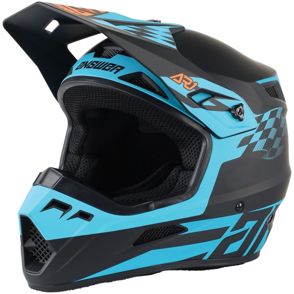 Answer AR1 Sweep Helmet - Black/Astana/Hyper Orange - Medium 442910