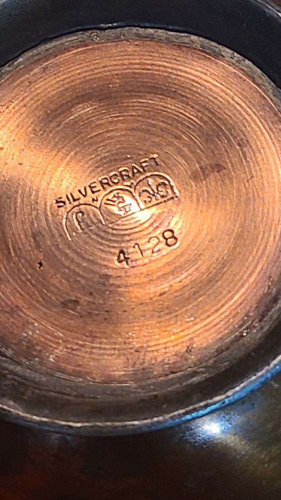 Vintage Silvercraft Tea Pot, (Copper?)