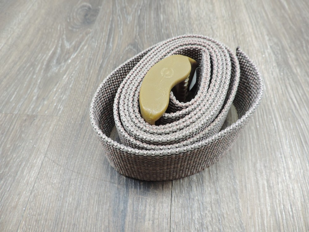 2" Brown Nylon Adjustable Web Belt 61" Length