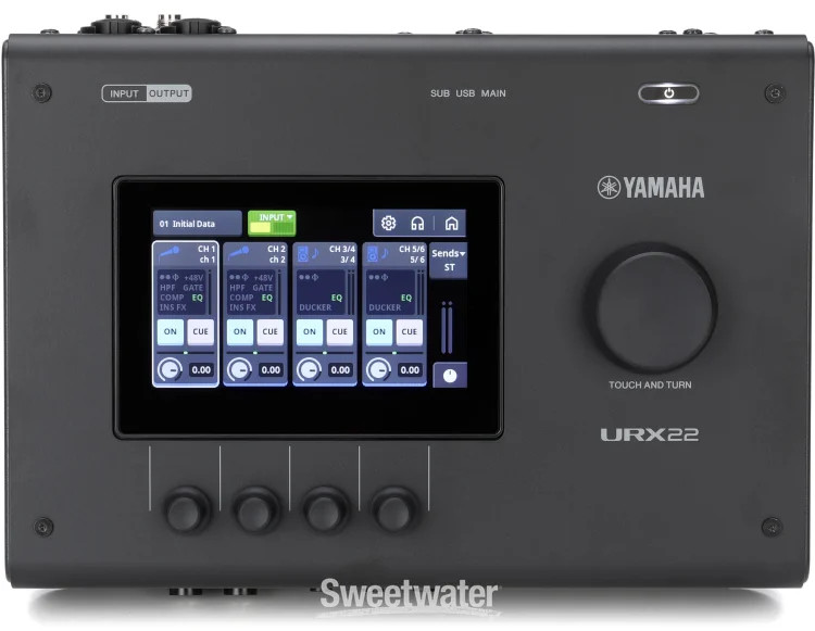 Yamaha URX22 USB-C Audio Interface - Black