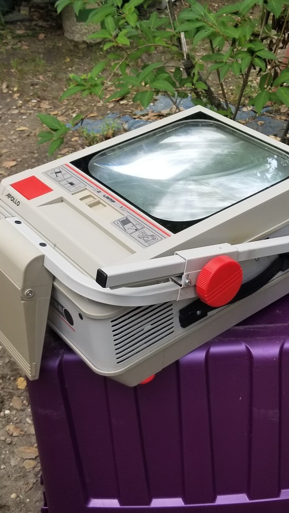 VINTAGE APOLLO ECLIPSE EDUCATIONAL OVERHEAD PROJECTOR SCHOOL ROOM