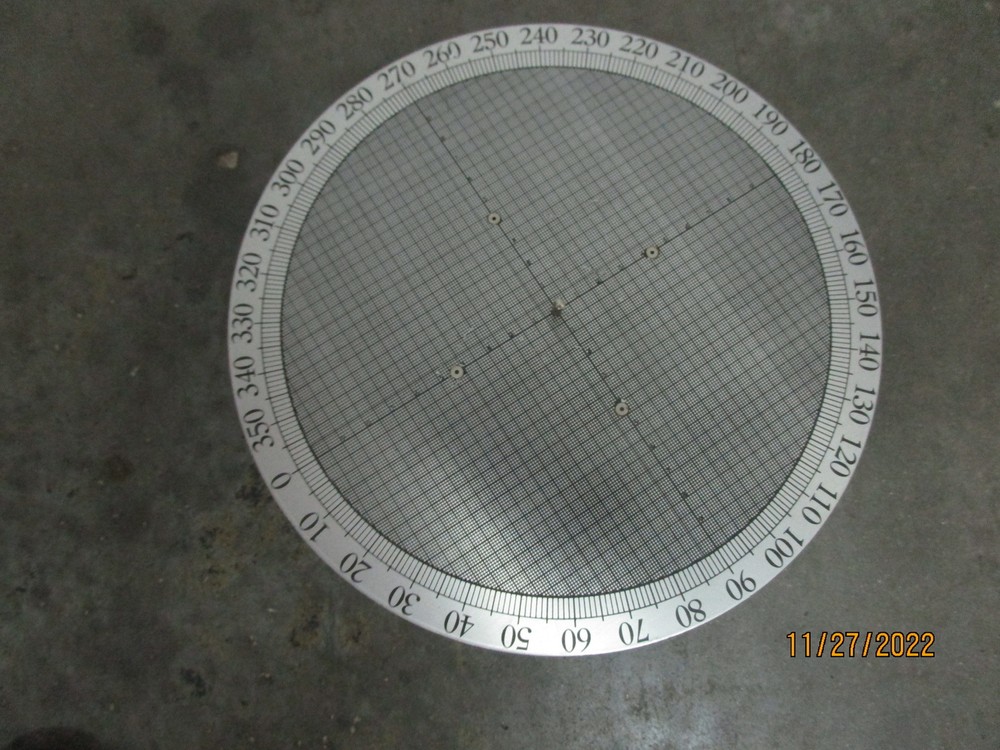 Vintage Compass Dial 11.5"