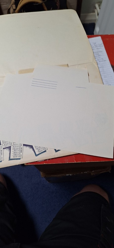 WW2 (1942) US Navy write daily writing set (not repro)