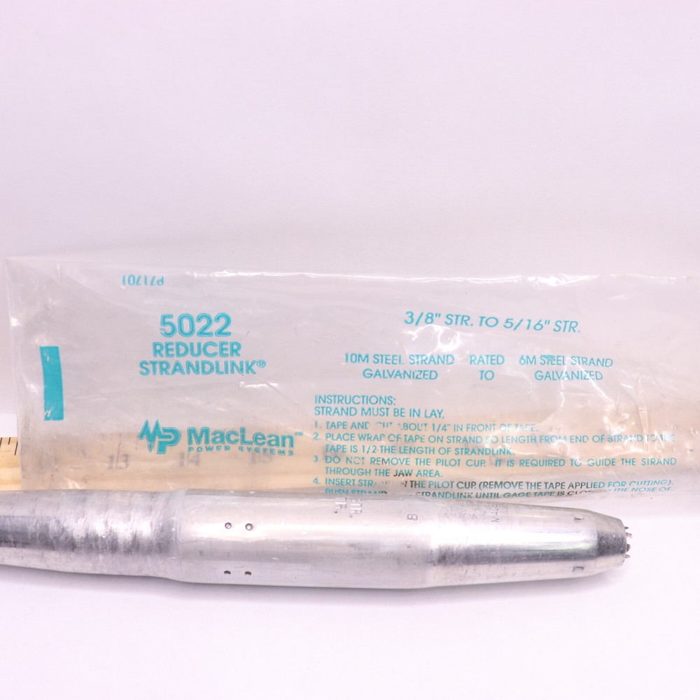 McLean Strandlink Reducer Splice 5/16" - 3/8" 5022