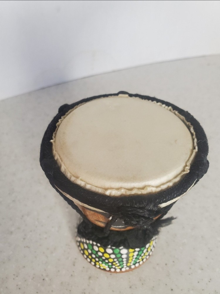 Small Hand Painted Djembe Finger Drum