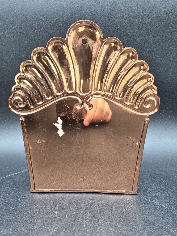 Copper Wall Salt Cellar Box Plastic Lining