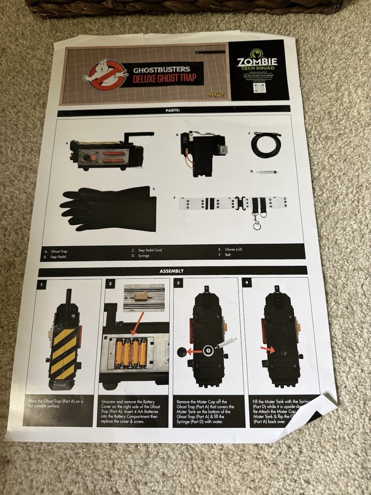 Ghostbusters Deluxe Ghost Trap ￼