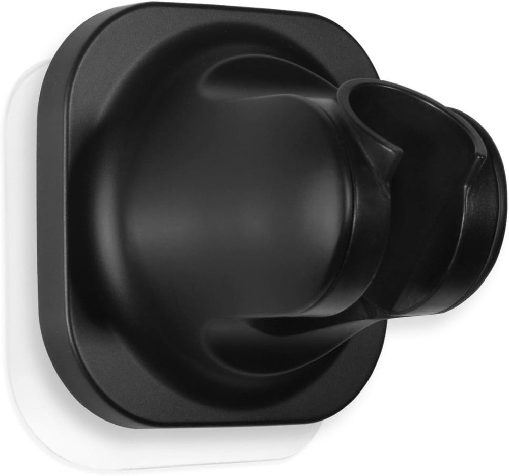 Handheld Shower Head Holder - 5 Positions Adjustable - Concealed Matte Black