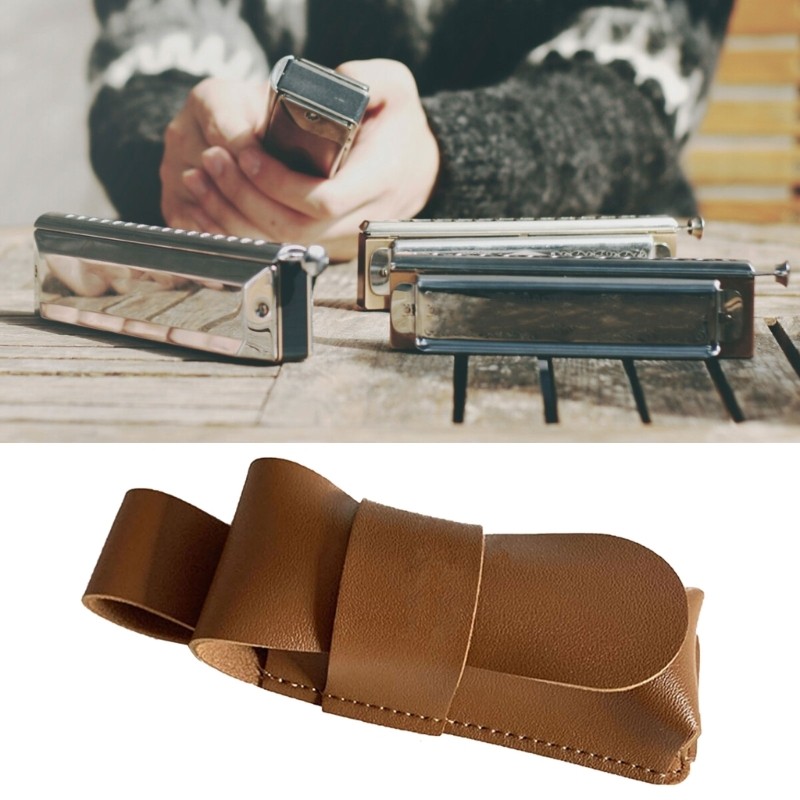 Harmonica Case Harmonica Storage Pouch Harmonica Container for Single Harmonica