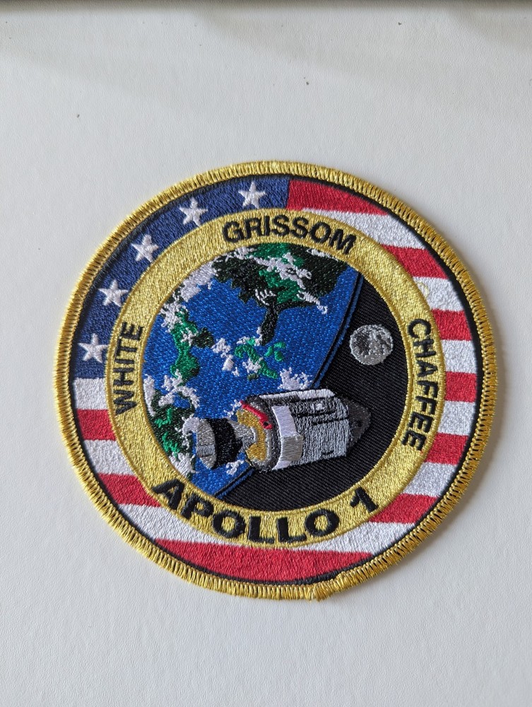 NASA Apollo 1 Commemorative 5" Patch AB Emblems