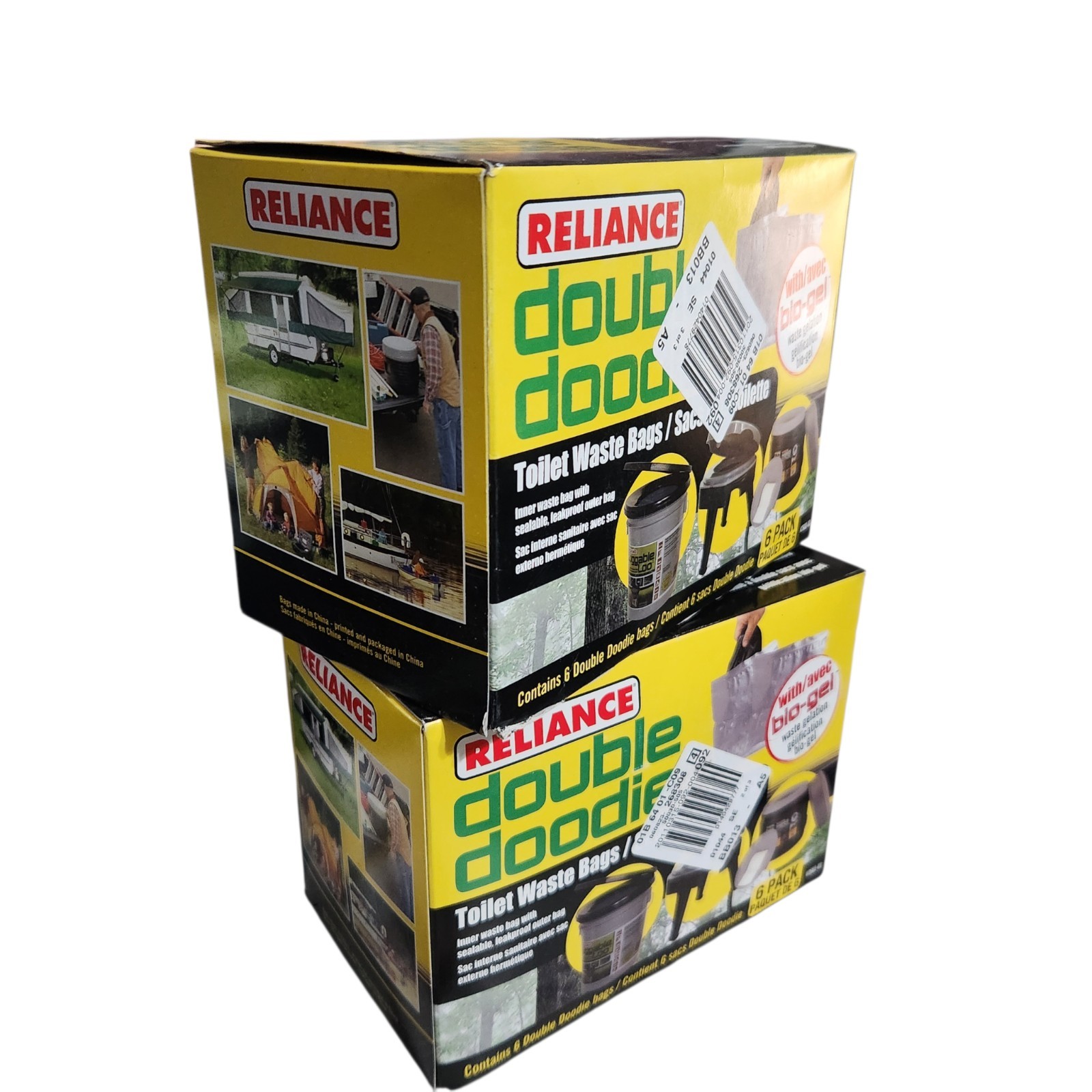 Reliance Double Doodie Waste Bags with Bio Gel 2x 6 packs 2683 (12)