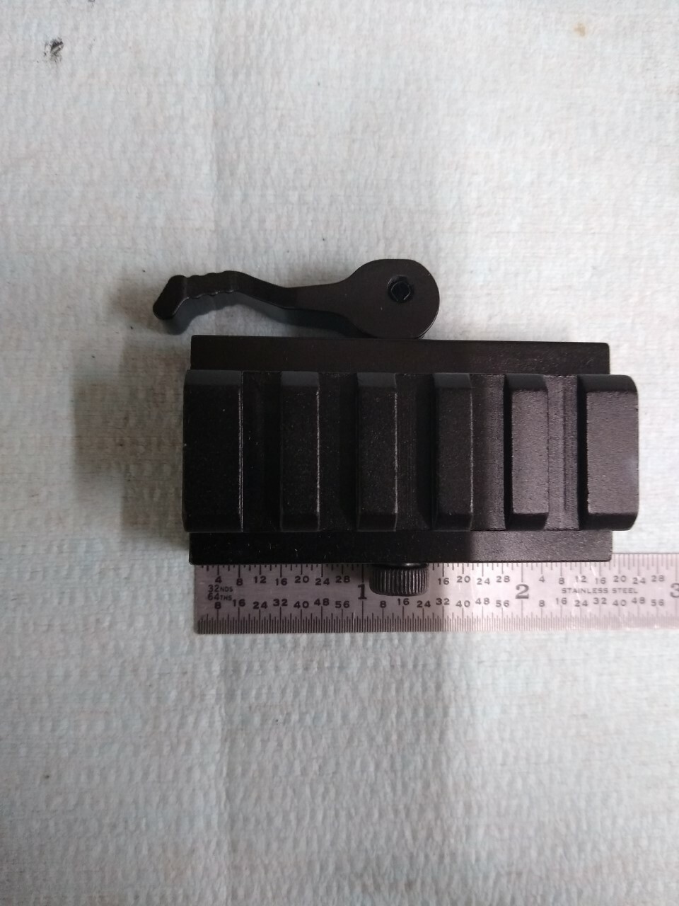 1/2"OD Steel Picatinny Rail Rifle,Shotgun,Crossbow Spike Bayonet Glass Breaker