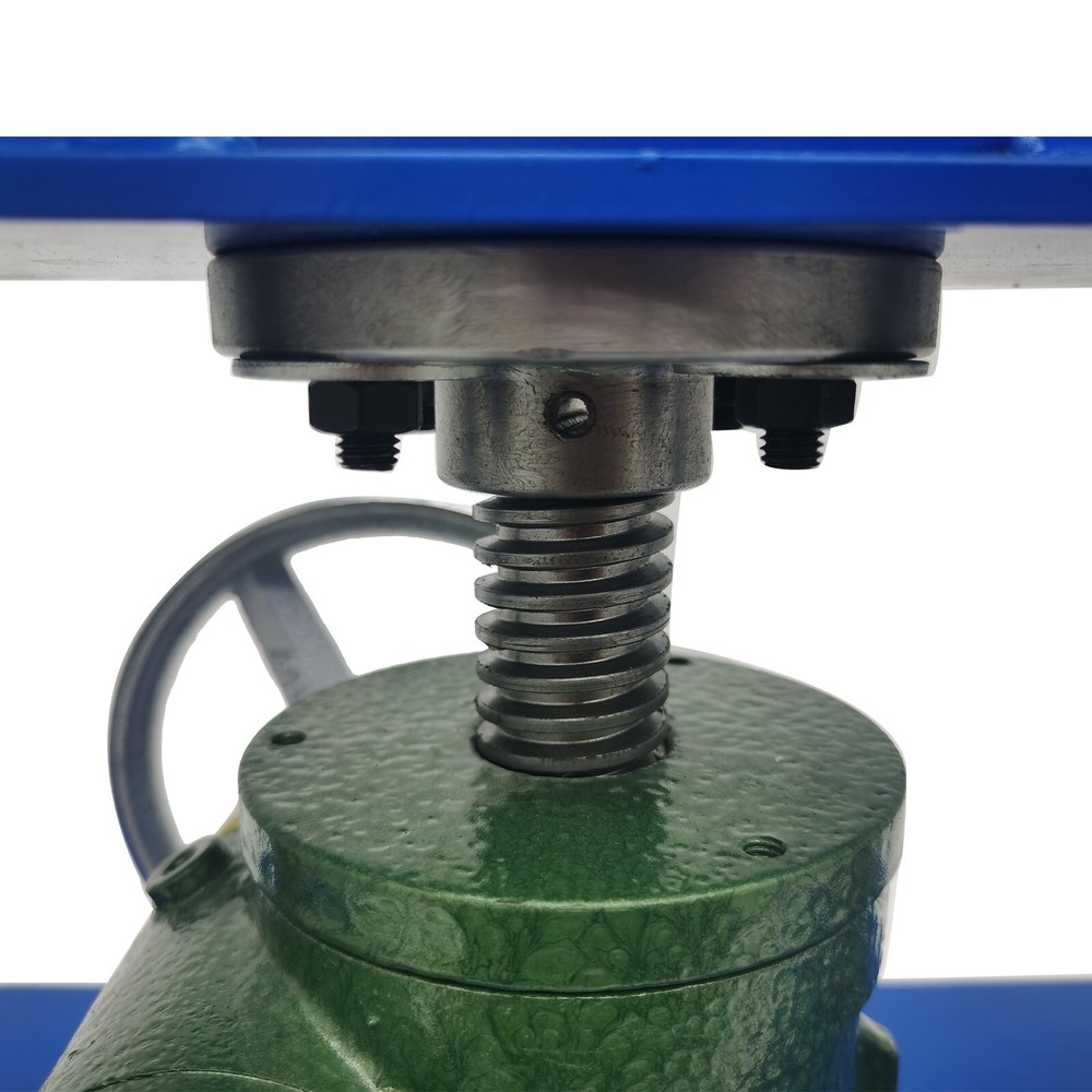 500KG Manual Accurate Rolling Support Frame Welding Screw Type Machine TJ-500