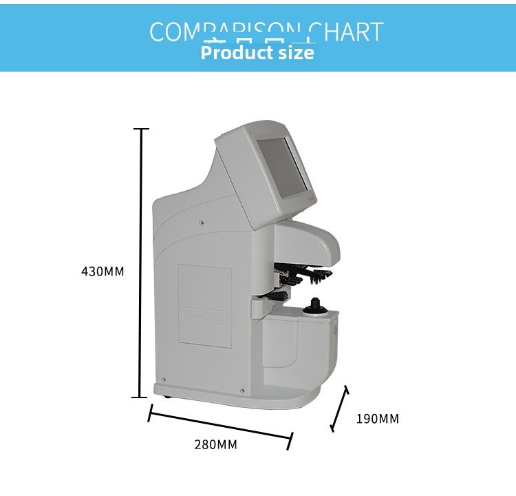 JD2000B Digital Automatic Lensometer PD Measurement Optometry Focimeter 110V
