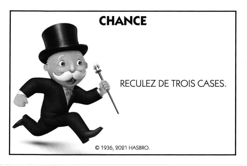 Carte Monopoly Chance