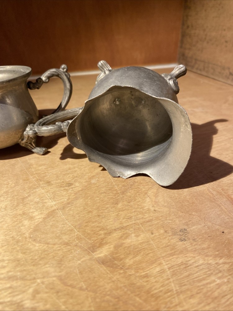 Creamer & Sugar Silver Metal UNBRANDED