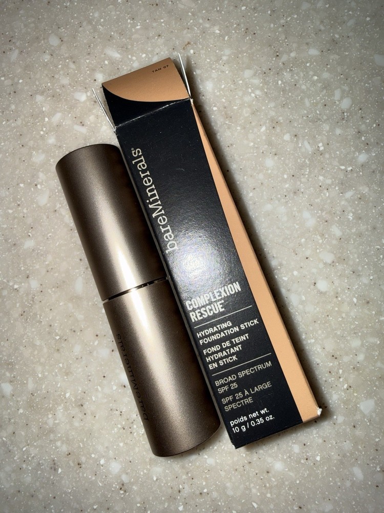 bareMinerals Complexion Rescue Hydrating Foundation Stick TAN 07 .35oz