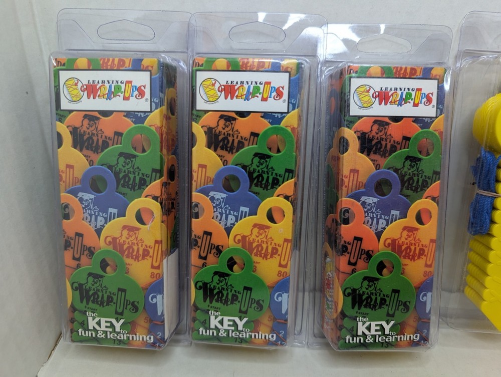 5 Learning Wrap-Ups Basic Math - Self Correcting Educational Homeschool LOT OF 5