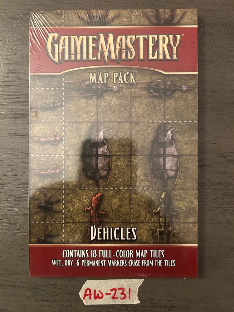 Paizo GameMastery Map Pack Vehicles Lot AW-231