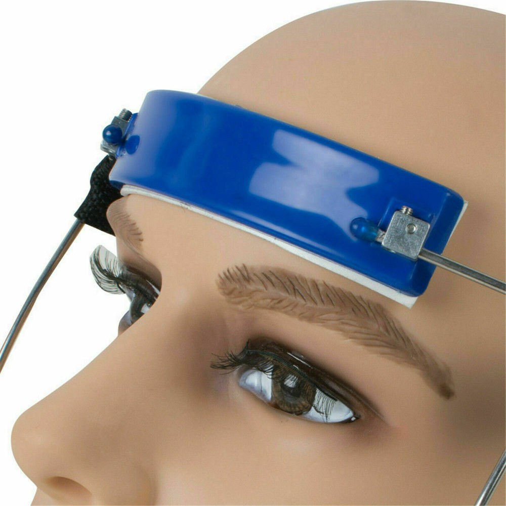 Dental Orthodontic Headgear Protraction Adjustable Reverse-Pull Headgear Blue