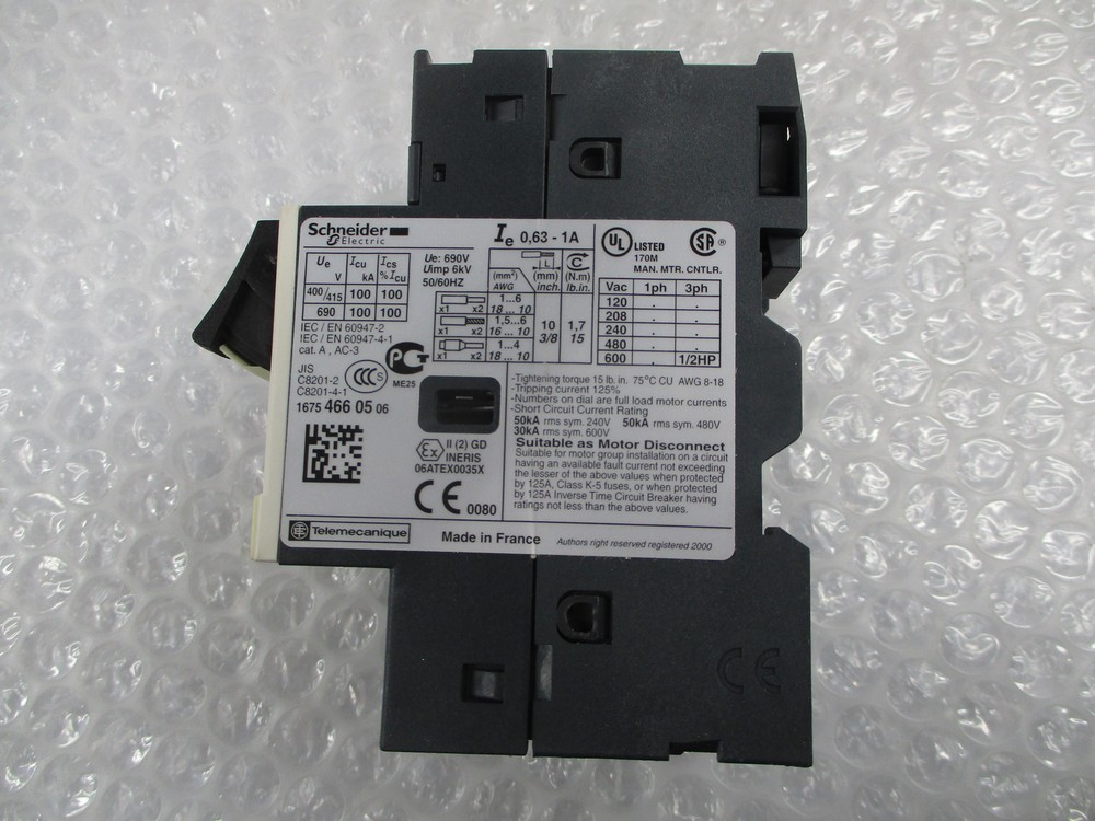 SCHNEIDER ELECTRIC GV2ME05 STARTER NSNP