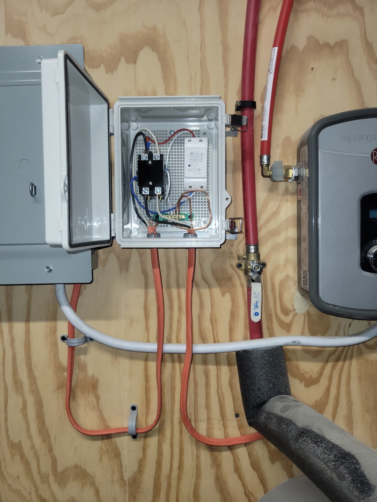 Smart Wi-Fi Electric Tank Water Heater Controller 240V 30A Save Money on Bills!