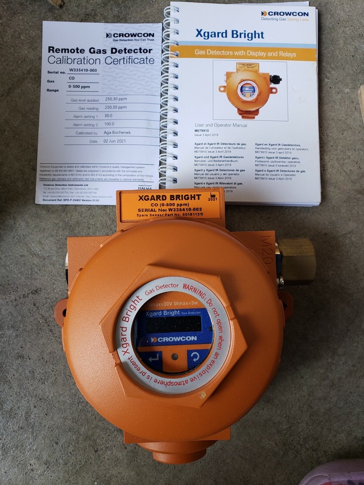 CROWCON GAS DETECTOR XGARD BRIGHT