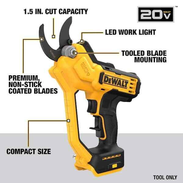 Dewalt DCPR320B 20V MAX Cordless Battery Powered Pruner (Tool Only) US