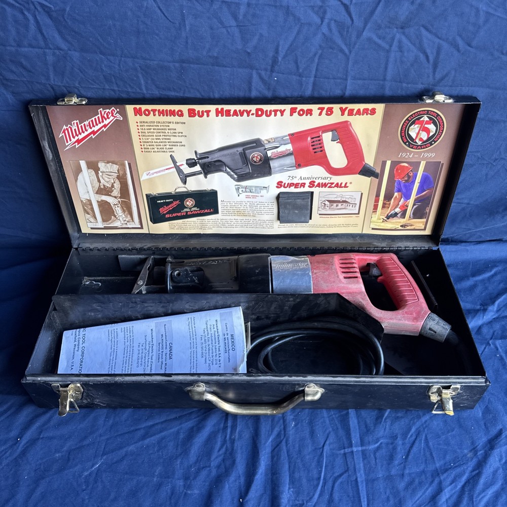 Milwaukee Tools 75th Anniversary Limited Edition Super Sawzall