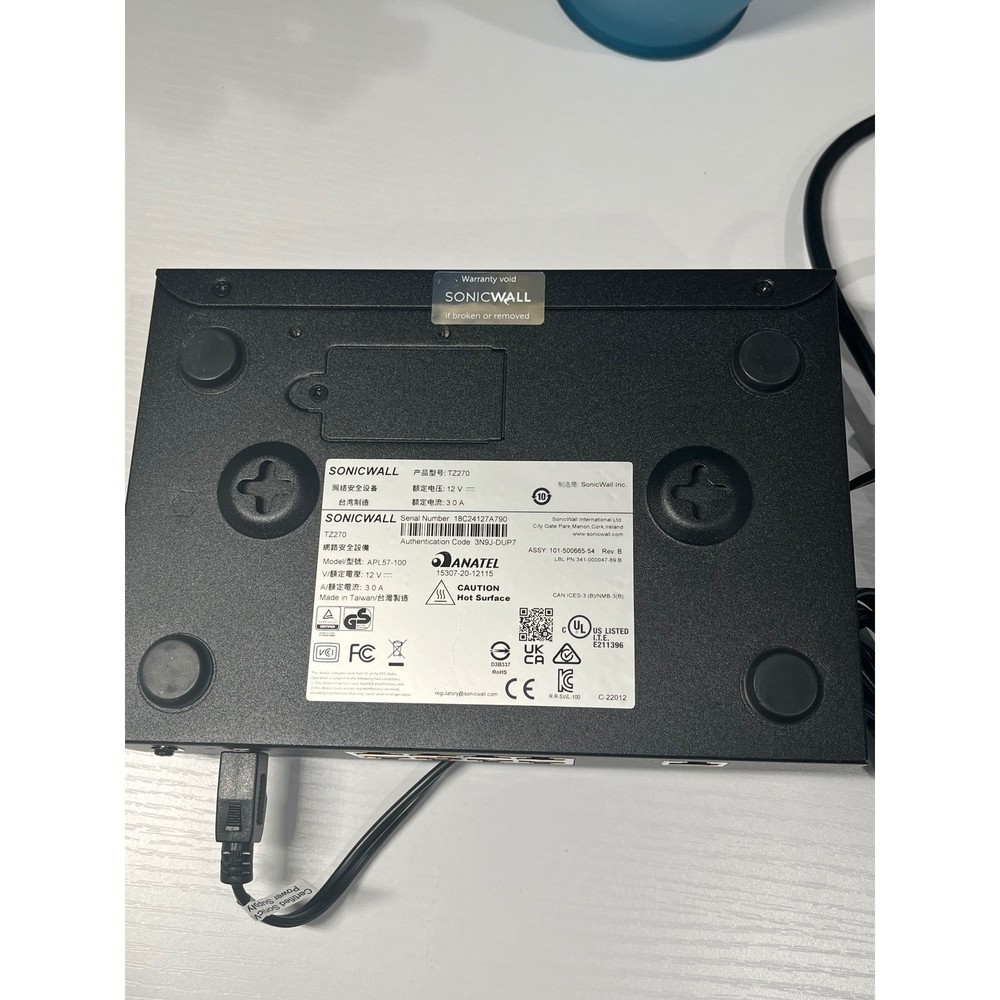 SonicWall TZ270 Network Security Appliance Firewall VPN Router