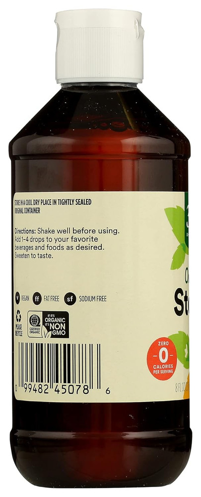, Organic Stevia Liquid Extract, 8 Fl Oz