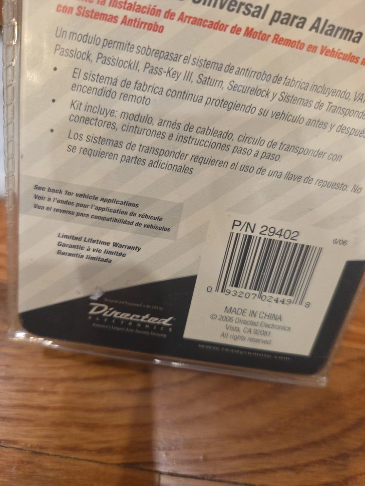 READY REMOTE UNIVERSAL ALARM BYPASS MODULE 29402