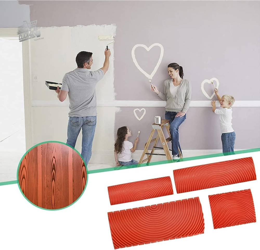 Wood Grain Tool, Rubber Painting Tool for Decorations