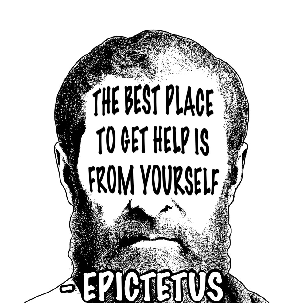 Epictetus Quote Sticker Collection