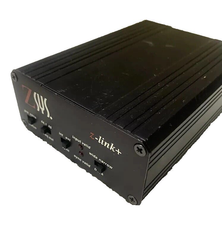 Z-Systems audio engineering Z-Link+ AES OR S/PDIF sync W/PSU Zsys
