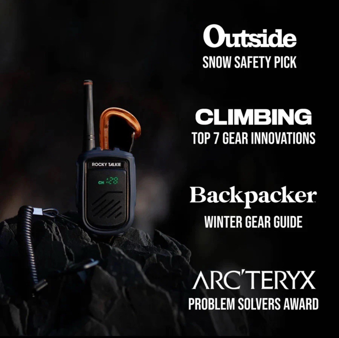 Rocky Talkie Mountain Radio (2 PACK)- Brand New