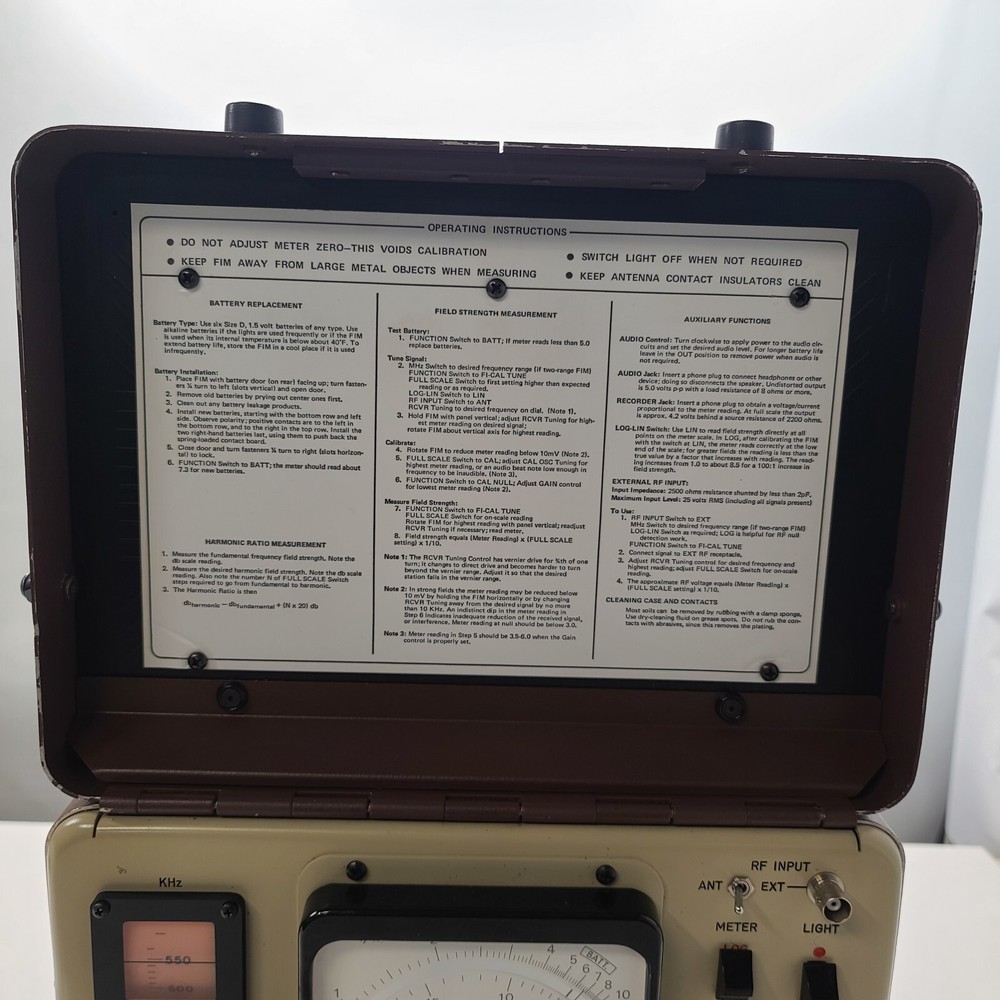 Potomac Instruments FIM-22 Field Strength Meter