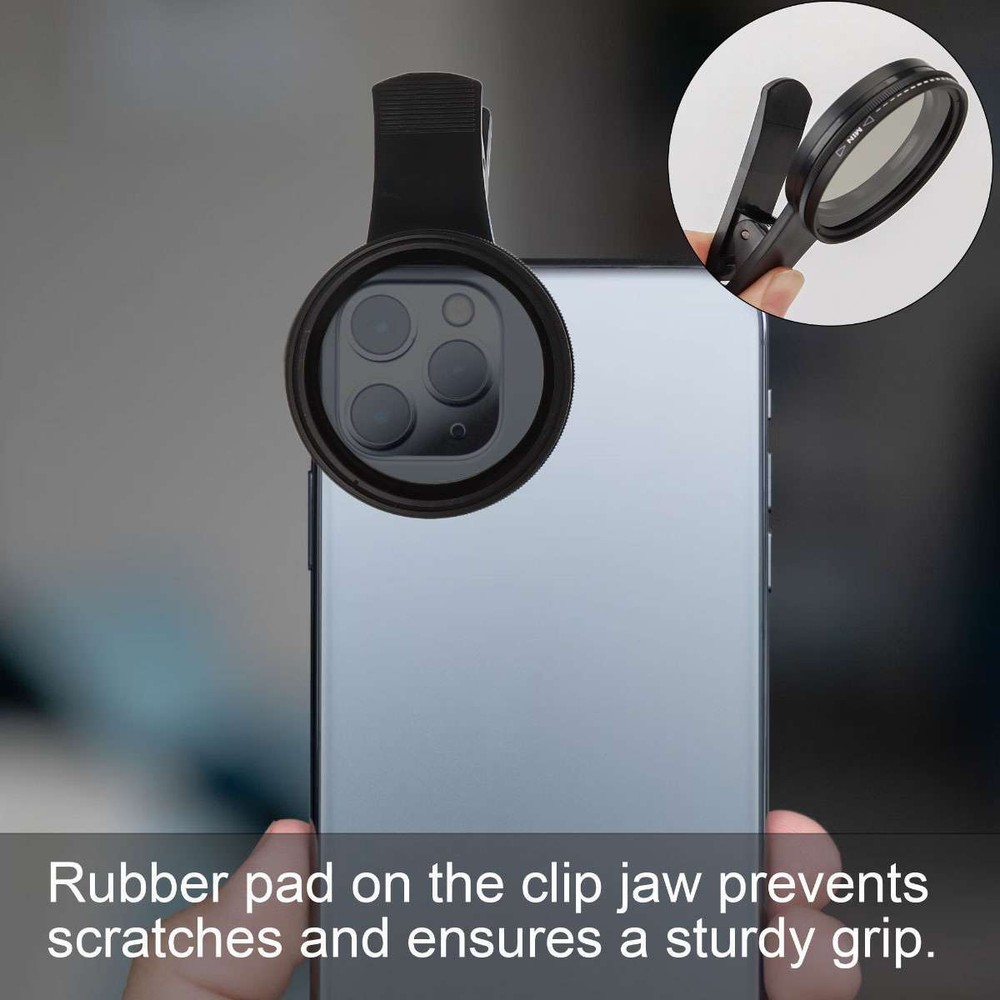 Solar Eclipse Camera Lens Filter Universal with Clip for Smartphone,Enhancing US