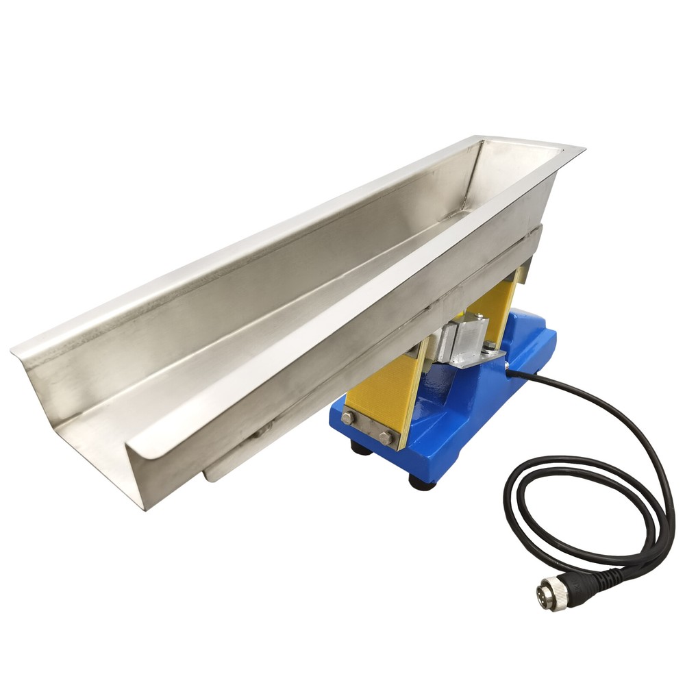110V Small Vibrating Feeder Machine Shaking Feeding Electromagnetic 1T/h 60Hz