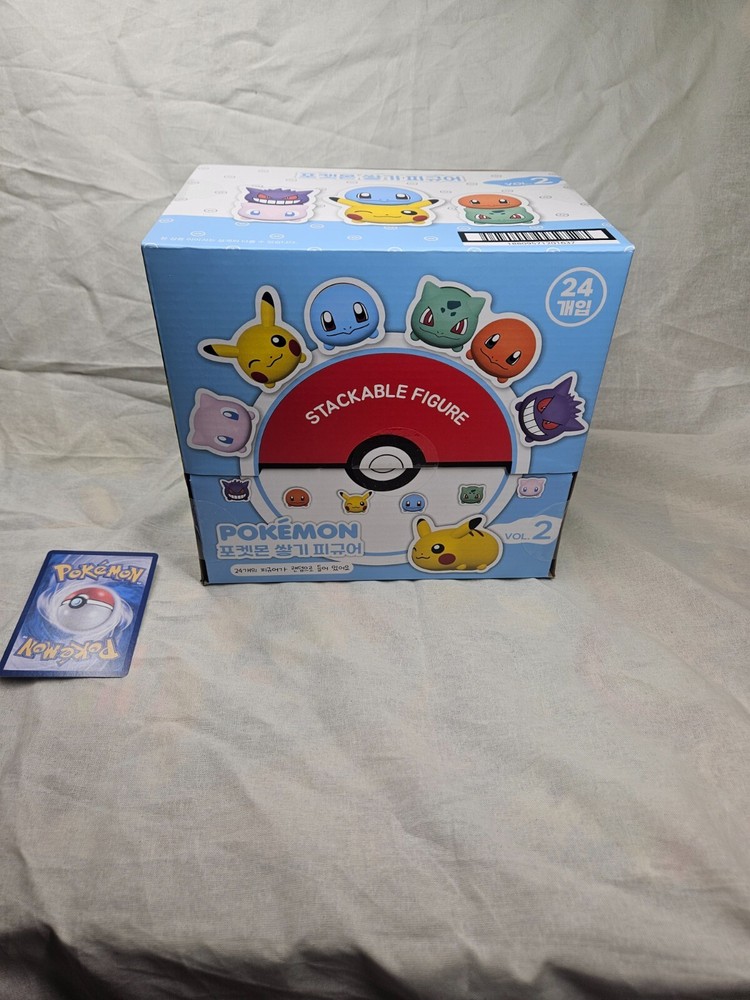 POKEMON Stackable FIGURE Set of 5 / Retail box Pikachu SQUIRTIE GENGAR MEW