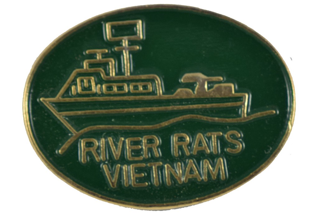 RIVER RATS VIETNAM HAT PIN