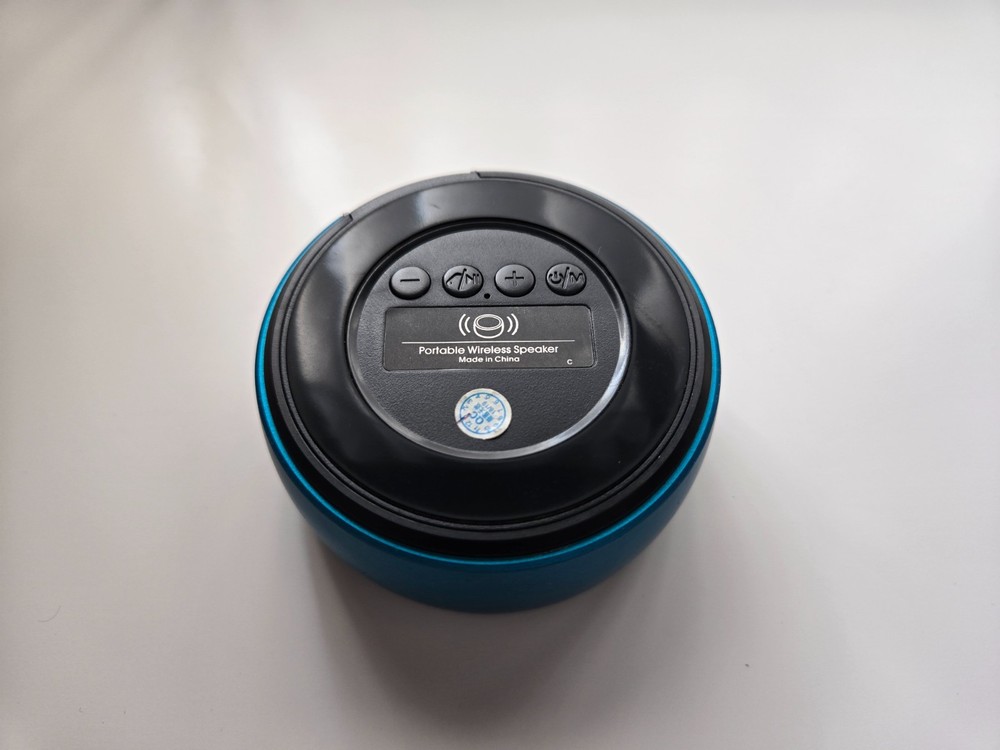 Long Run Technologies Wireless Bluetooth Speaker, Blue (Older Version)