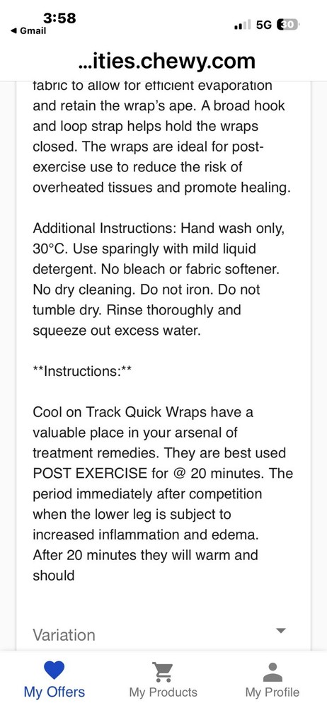 Horse Cooling Wraps